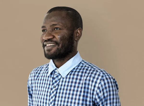 Afro-Amerikan erkek gömlek — Stok fotoğraf