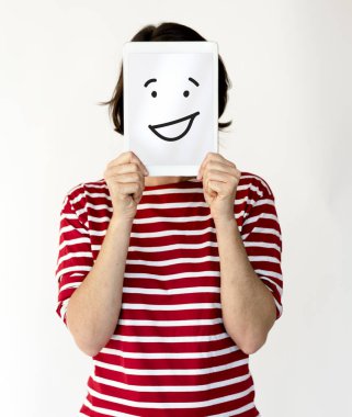 kadın kapsayan yüz 