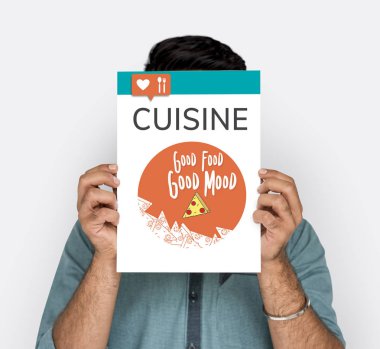 Elinde bayrak tutan adam