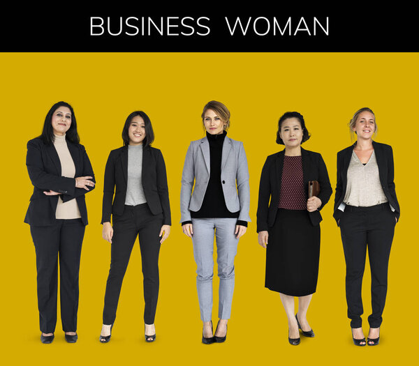  confidence Businesswomen in the studio