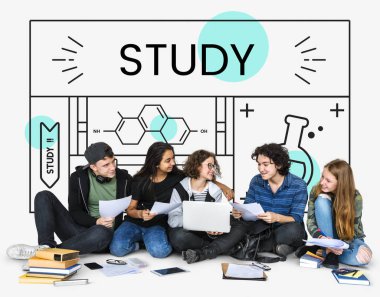 Öğrenciler birlikte öğrenme 