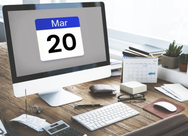 Tablo bilgisayar ekranında