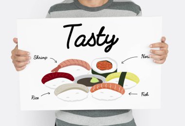 Elinde bayrak tutan adam 