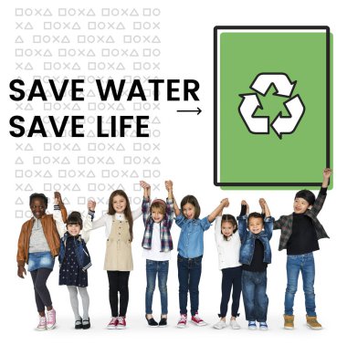 çok kültürlü okul çocukları birlikte