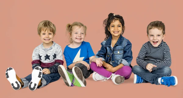 Little Children sitting together — Stock Photo, Image