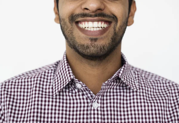 Usmívající se muž indického etnika — Stock fotografie
