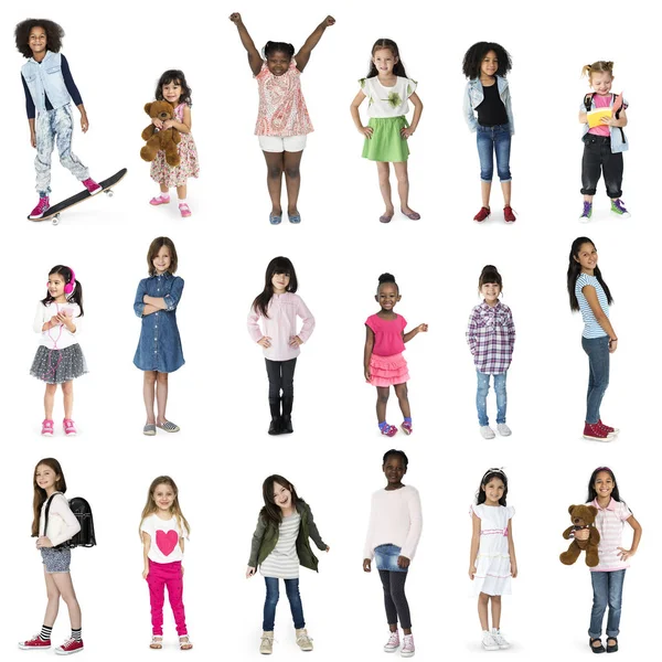 Diversidade de meninas — Fotografia de Stock