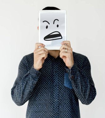 Umman kapsayan yüz tablet ile