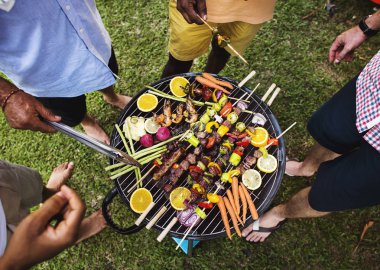 charcoals ızgara sebzeli