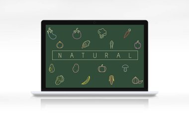 Web tasarım şablonu dizüstü