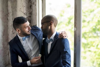 Aşık eşcinsel çift 