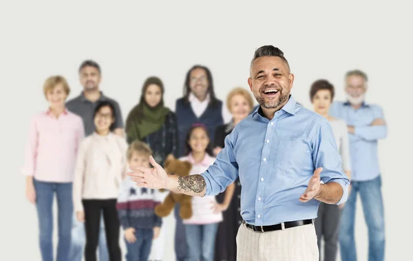 Belle diversité personnes — Photo