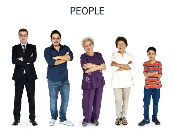 Bella diversità persone — Foto Stock