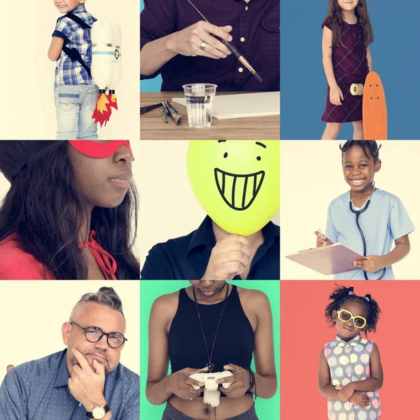 Personas diversas con ideas inspiradoras —  Fotos de Stock