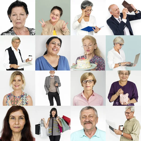 Idősebb ember élvezi nyugdíj — Stock Fotó