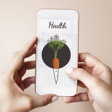 Smartphone kullanarak eller