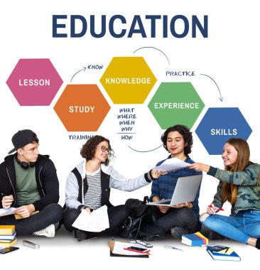 Öğrenciler birlikte öğrenme 