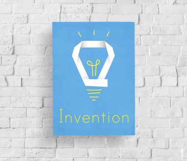 Tuğla duvar grafik ile banner 