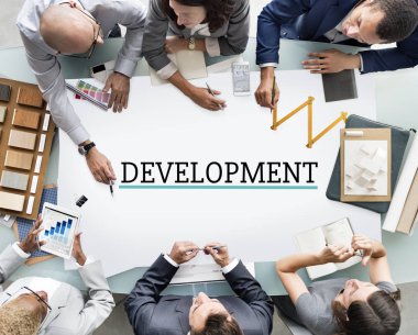 Masada çalışma iş adamları