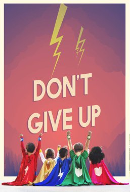 kostümleri süper kahraman çocuk grubu 