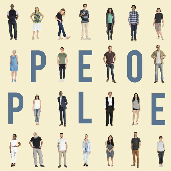 diversity people full body