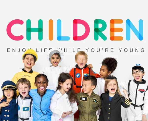 Group of adorable kids — Stock Photo, Image