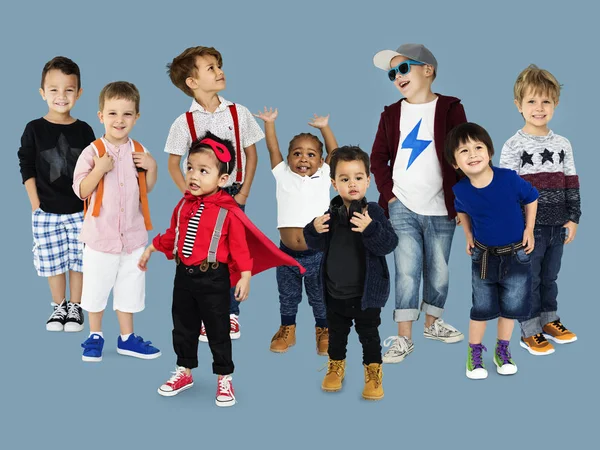 Diversidade meninos — Fotografia de Stock