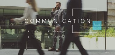 iş adamları Street yürüyüş