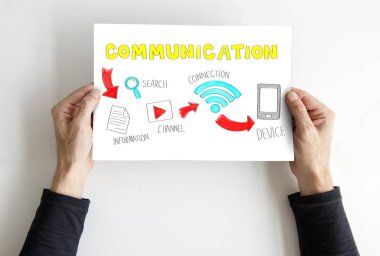 afişini holding eller 