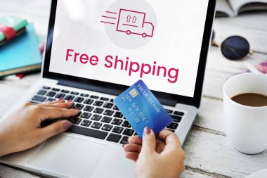 Online alışveriş eller 
