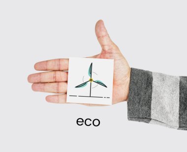 Erkek el kağıt Not tutarak