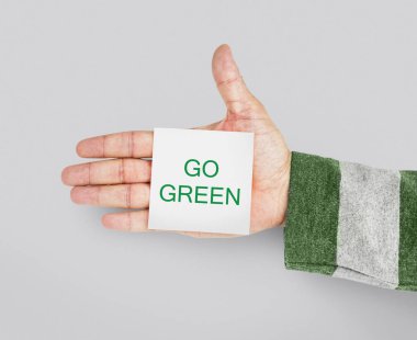 Erkek el kağıt Not tutarak