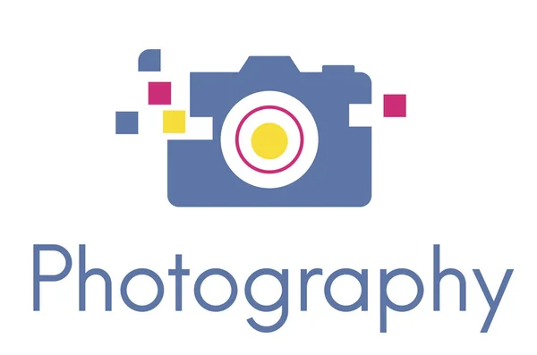Šablona s konceptem fotografie — Stock fotografie
