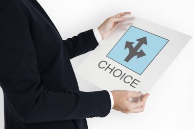 İnsan holding cam afiş