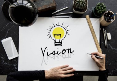 afiş çalışan eller 