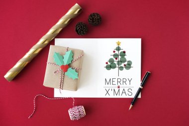 Noel hediye hediye kutusu