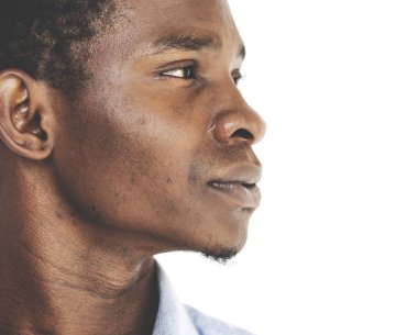 Kendine güvenen Afrika adam 