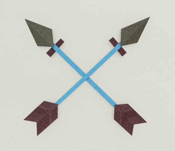 Dos flechas hechas a mano — Foto de Stock