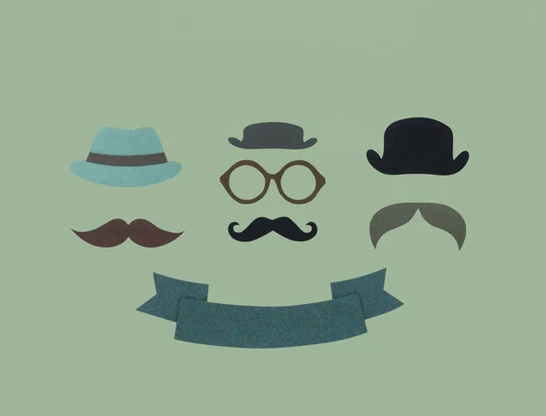 Bigote hipster vintage —  Fotos de Stock