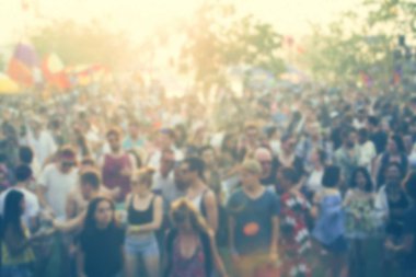 Müzik Festivali zevk insanlar