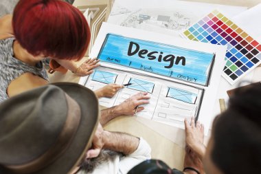 Yaratıcı insanlar yeni proje çalışma