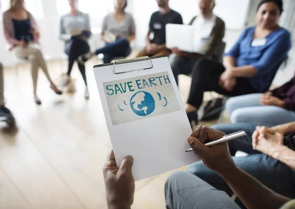 Menschen bei Meeting-Präsentation — Stockfoto