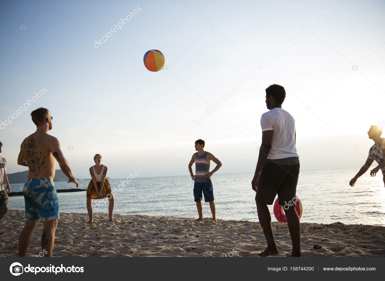 play beach ball