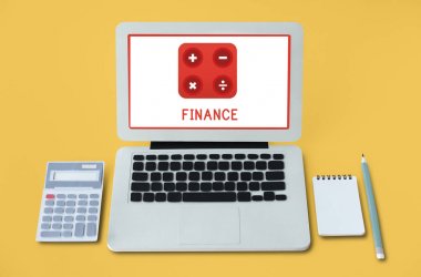 Çalışma alanı ile modern dizüstü