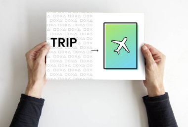 afişini holding eller