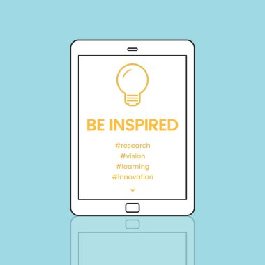 Web tasarım şablonu dijital tablet