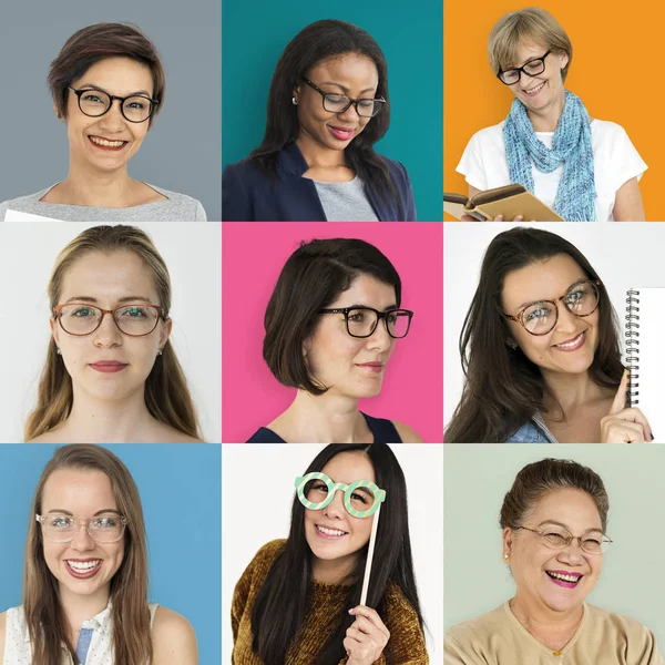 Damas usando gafas — Foto de Stock