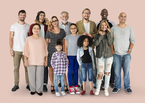 Hermosa diversidad personas — Foto de Stock