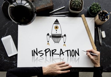 afiş çalışan eller 