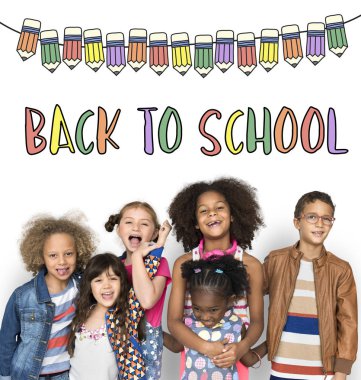 çok güzel çok ırklı çocuklar